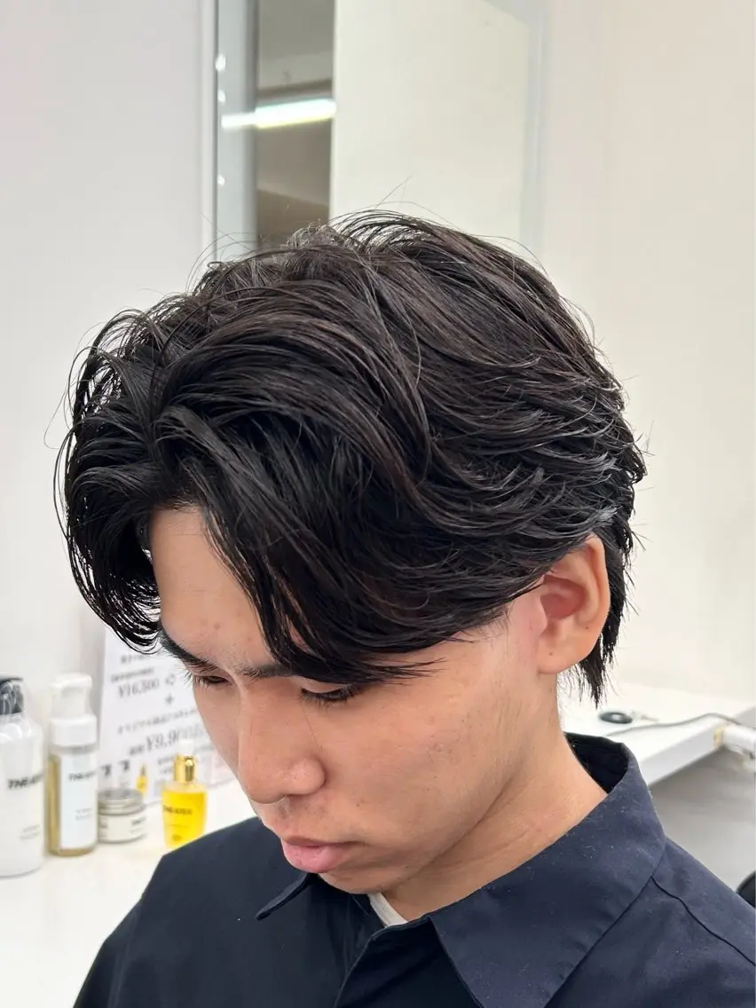 パーマ メンズ カット パーマ 🔷横浜/メンズ TAKUMI🔷のヘアスタイル