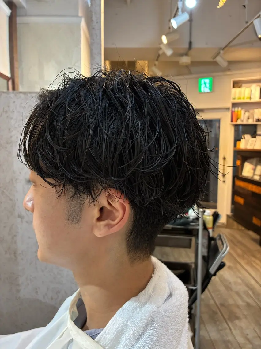 パーマ メンズ メンズパーマ gufo 鈴木英治のヘアスタイル