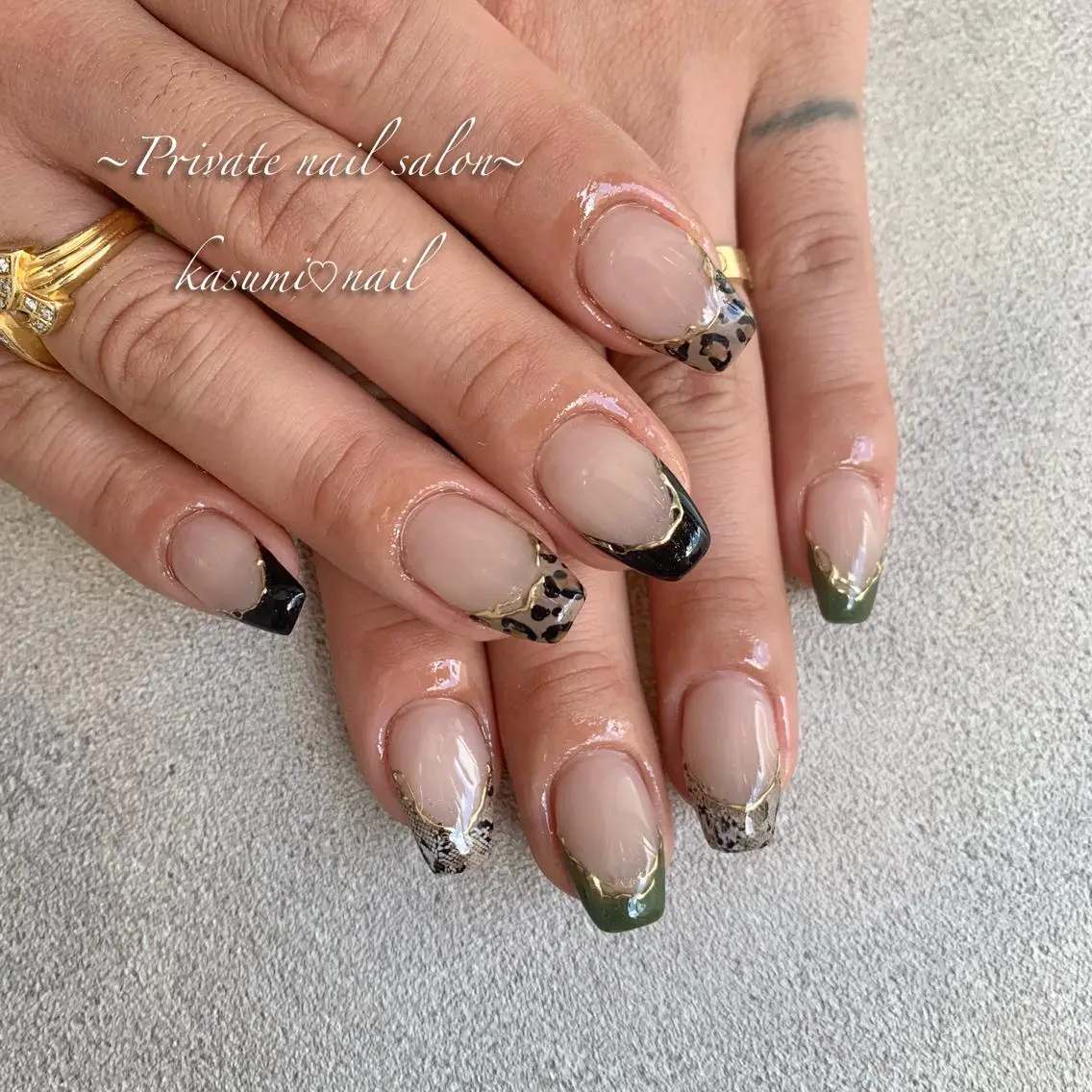 ネイル アートネイル ラメ(グリッター) マグネットネイル ミラーネイル ニュアンスネイル KASUMI♡ Nailのネイルデザイン
