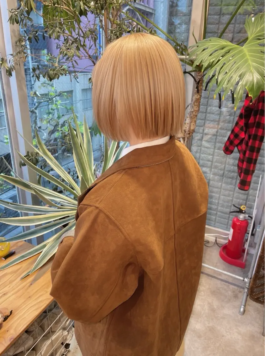 ショート ヘアカラー トリートメント 透明感カラー 🦋AYAのヘアスタイル