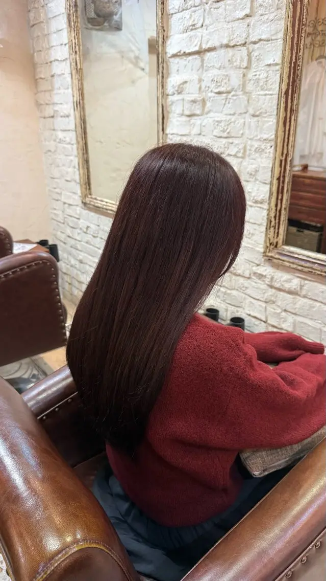 ロング カラー ブラウンカラー ラベンダーカラー ヘアカラー トリートメント 透明感カラー🫧 nanamiのヘアスタイル