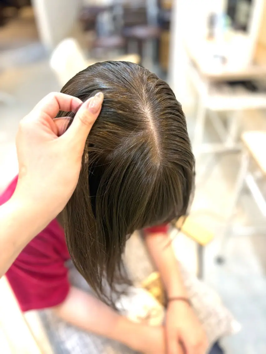 カラー グレージュ オリーブグレージュ オリーブグレー ヘアカラー 🎀カラーモデル 募集中✧めい🎀のヘアスタイル