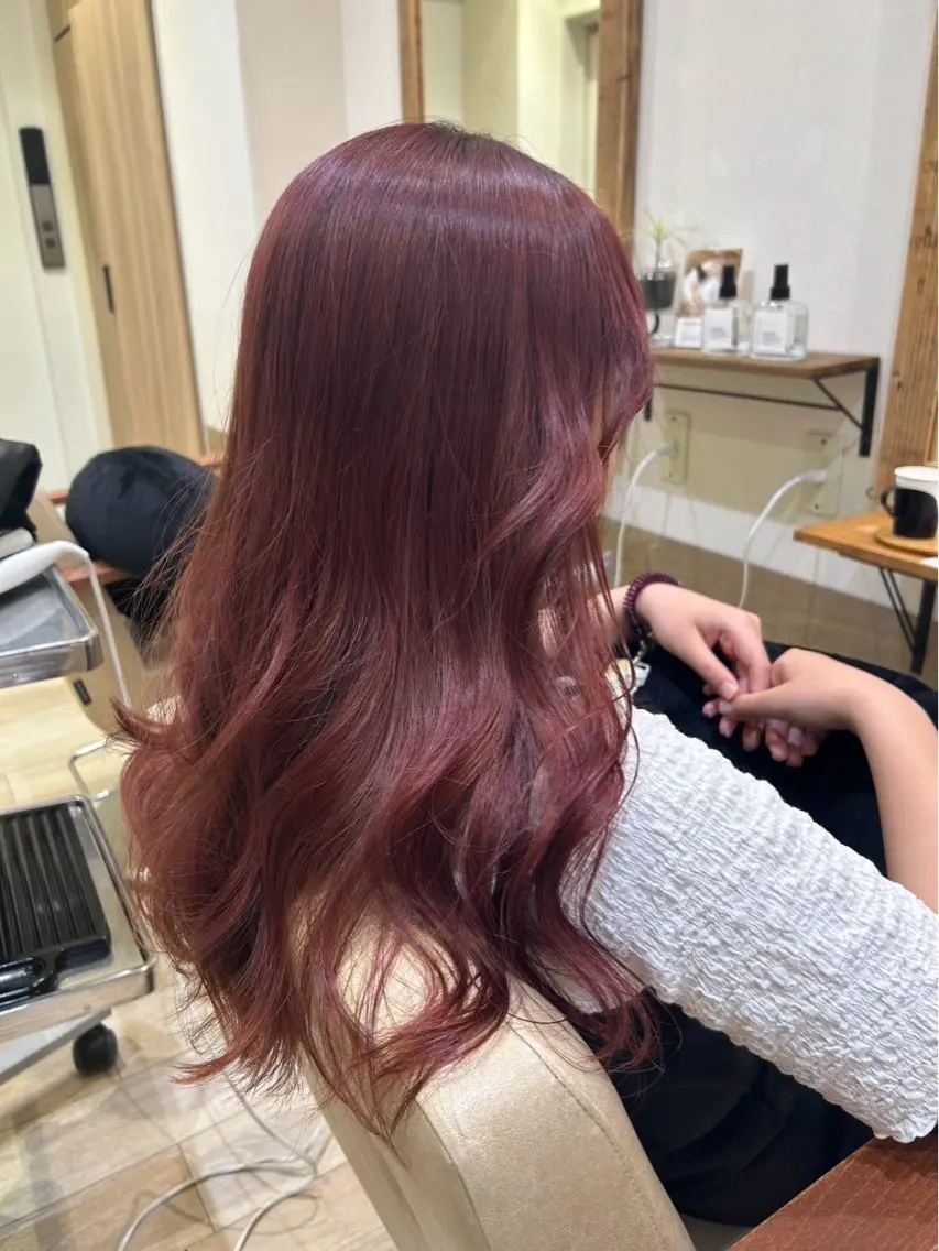 ロング カラー 暖色/ダブルカラー 💜 Sena 🫧のヘアスタイル