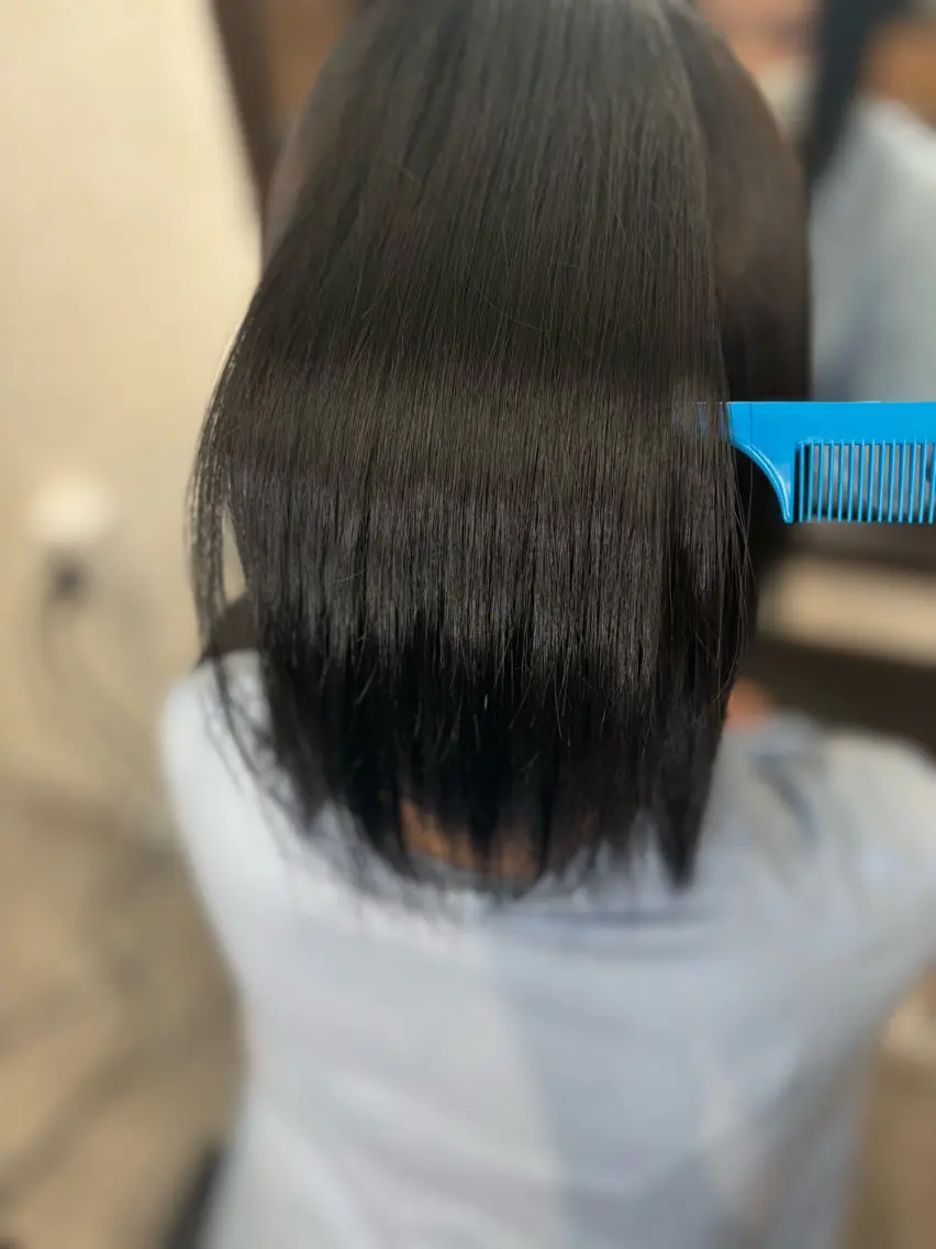 ミディアム 縮毛矯正 立川/ゆう 縮毛矯正のヘアスタイル