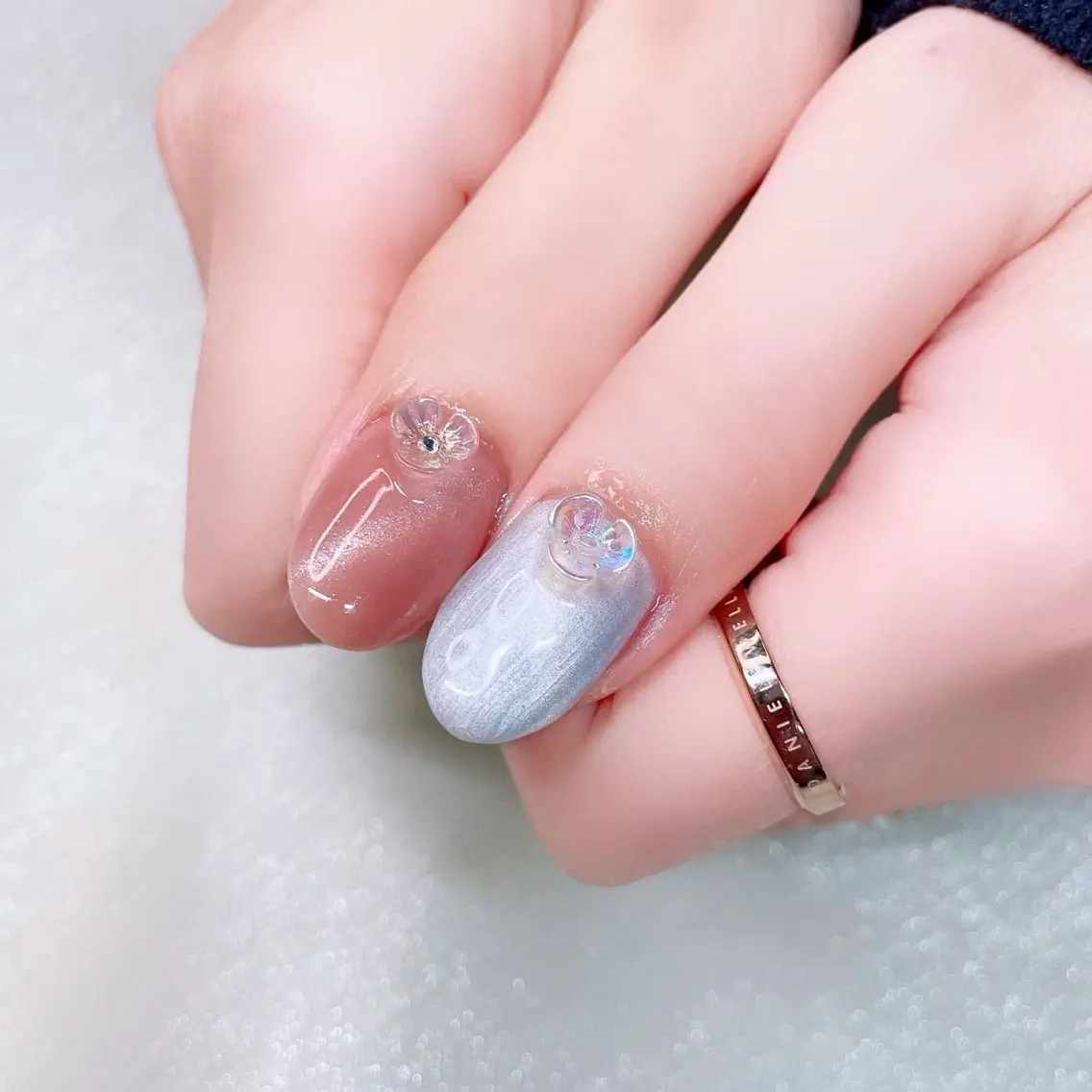 ネイル ストーンネイル ハンドネイル Nailist suzuのネイルデザイン