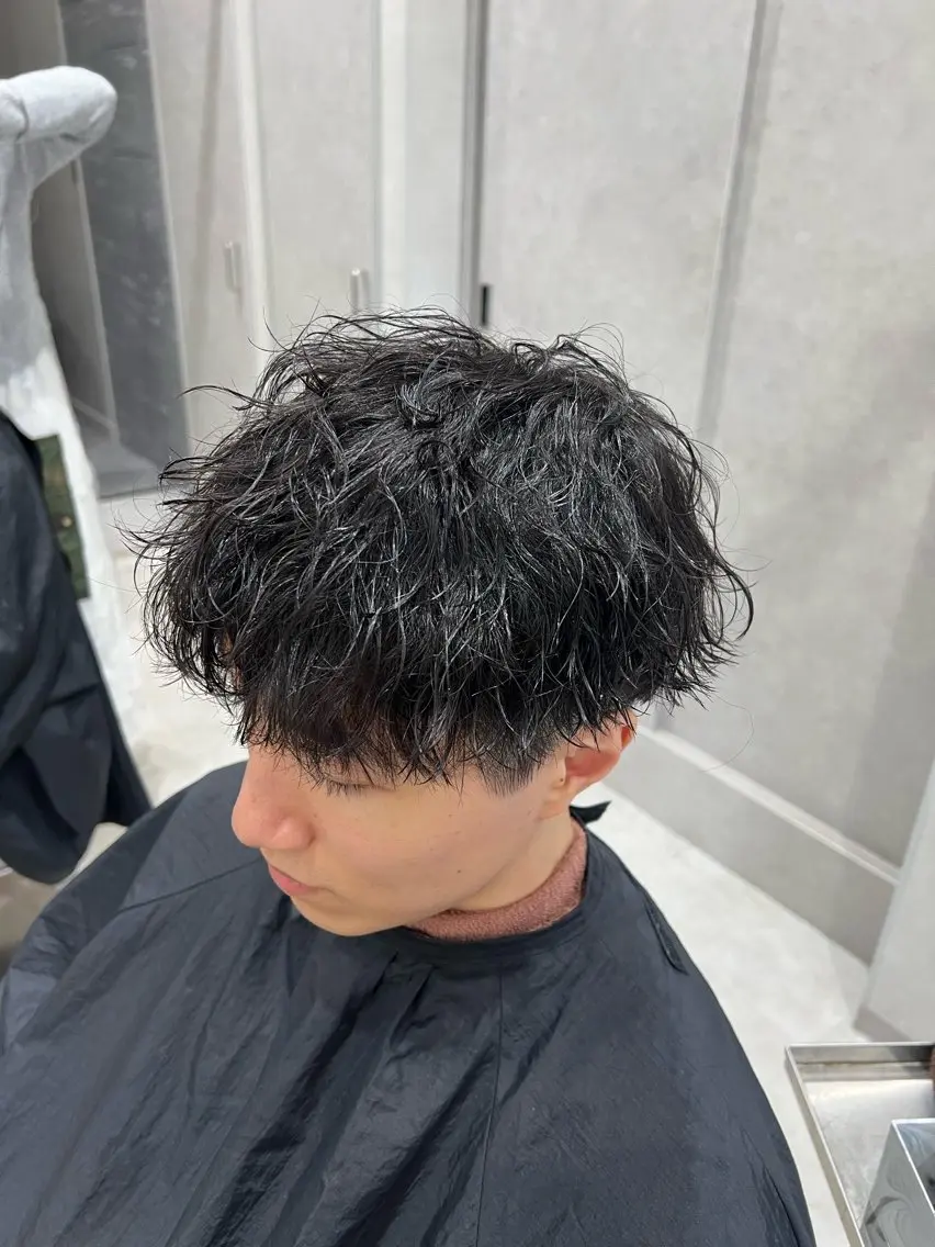 パーマ メンズ メンズパーマ カット パーマ SENA 再現性 パーマと縮毛矯正のヘアスタイル