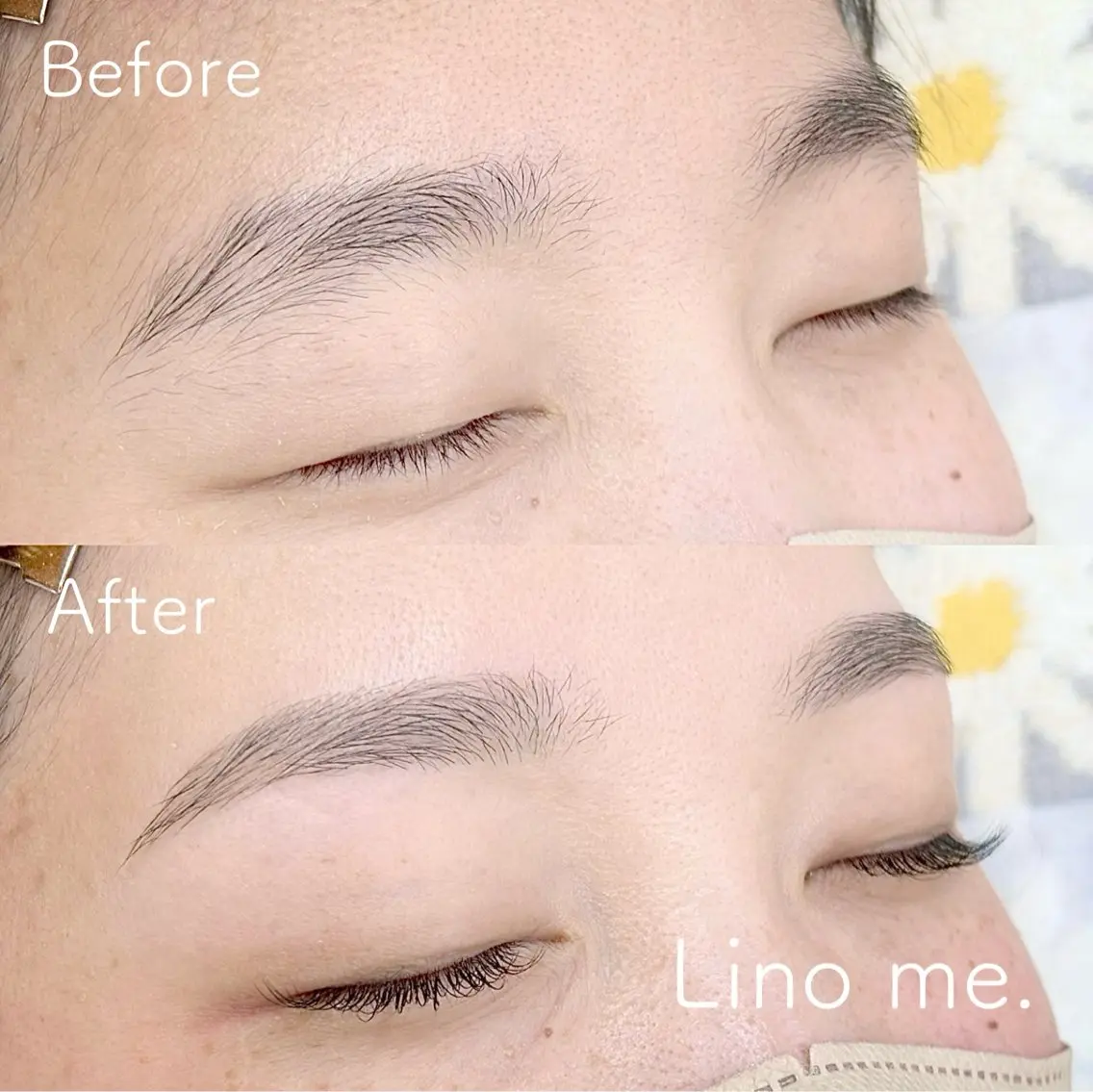 似合わせ ふんわり眉毛WAX脱毛+間引き+メイク仕上げの写真