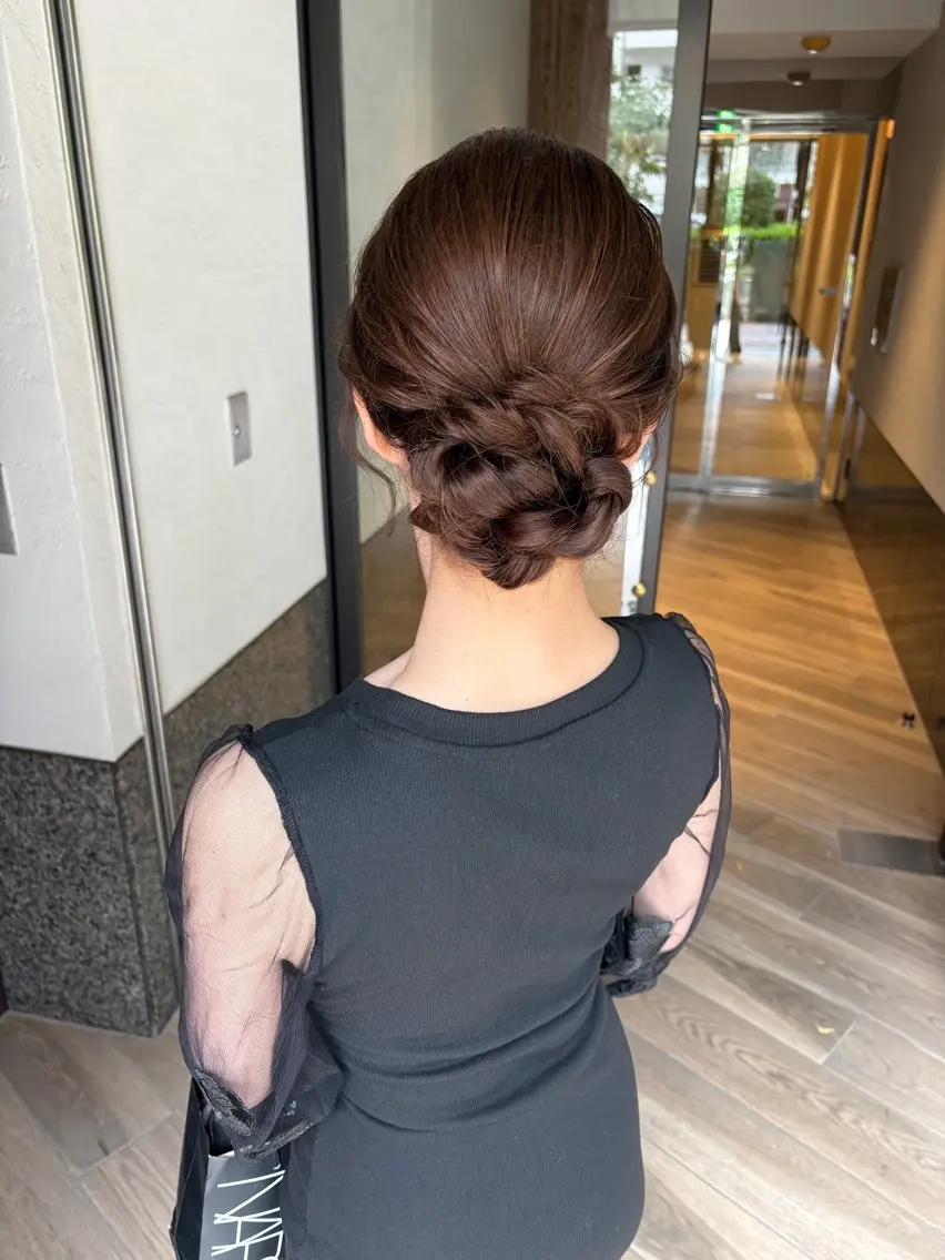 セミロング 【ヘアセット専門】 ヘアメイクＭＡＮＡのヘアスタイル