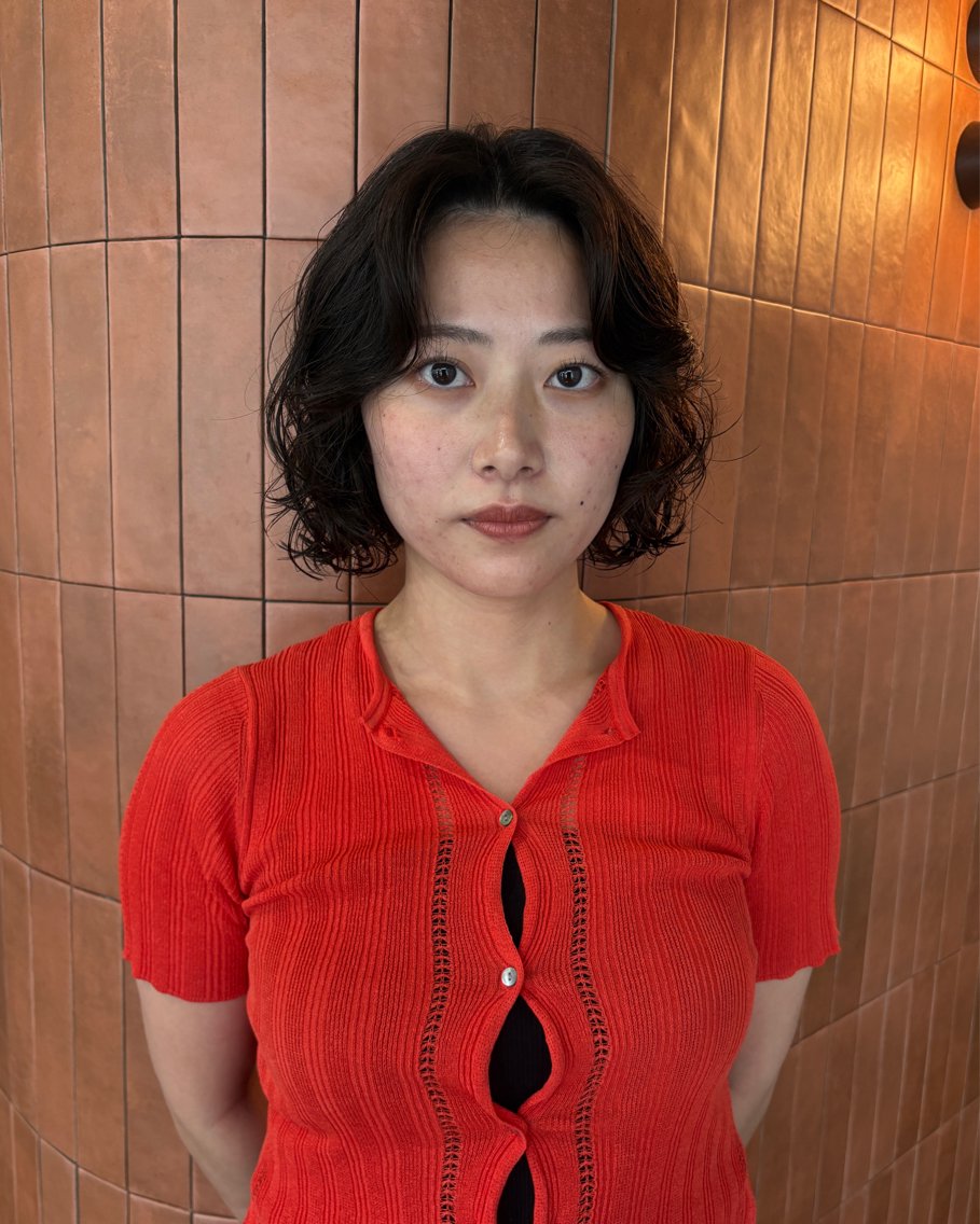 ショート パーマ ボブ カット パーマ 大阪/似合わせパーマ ヤマシタミウのヘアスタイル
