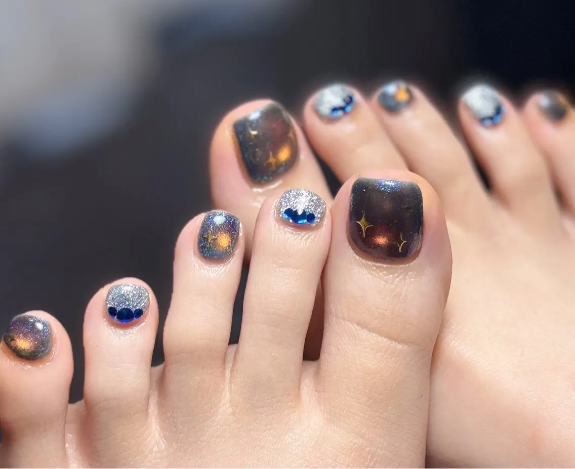 ネイル フットネイル メンズネイル フットネイル MIMnail メンズネイリストのネイルデザイン