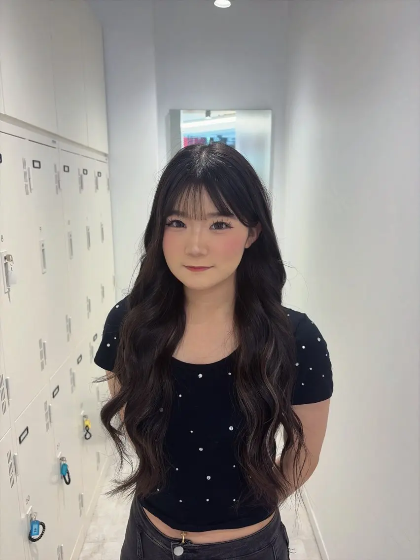 ロング エクステ 💗透明感カラー🫧 Ruka🎀のヘアスタイル