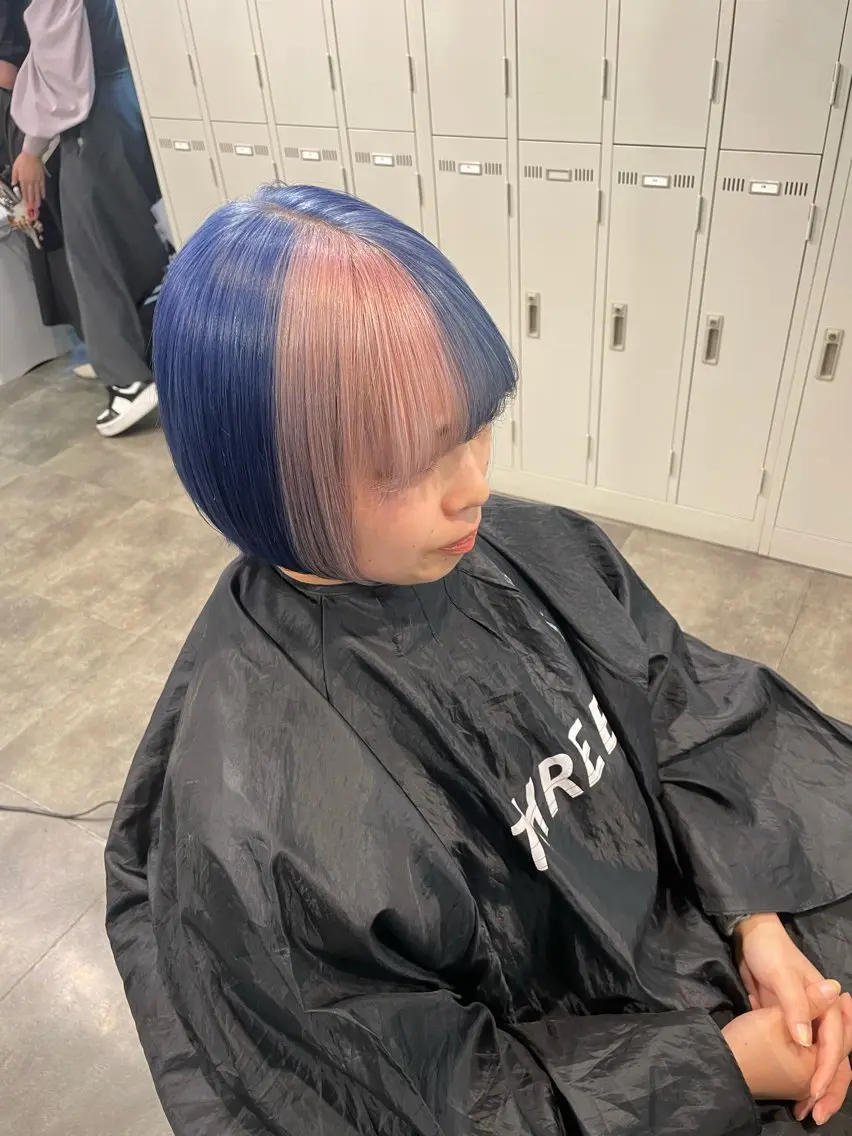 ショート カラー ハイトーン 横浜💞ミオのヘアスタイル