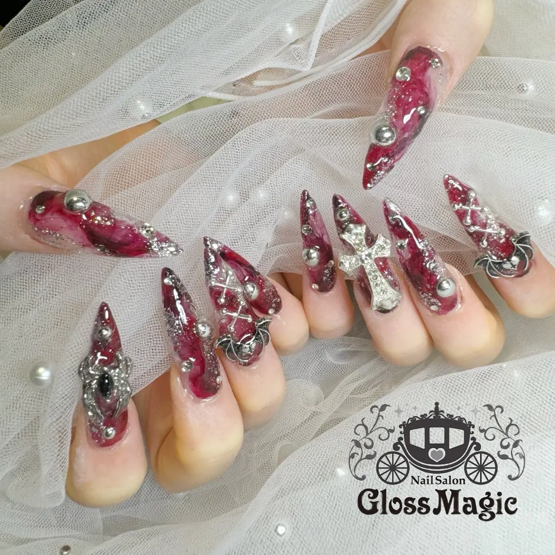 ネイル ロングネイル ハンドネイル YUN 💅のネイルデザイン