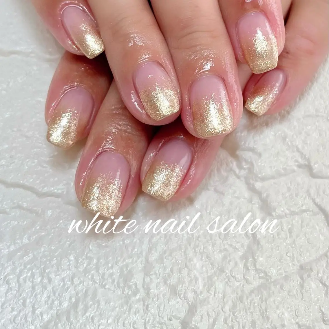 ネイル フットネイル ジェルネイル ハードジェル ラメ(グリッター) 持ち込み white nail salonのネイルデザイン