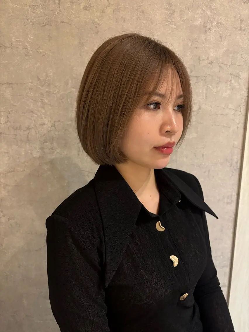 💇🏻‍♀️レディース限定　カット＋シングルカラー（ブリーチなし）＋艶トリートメントの写真