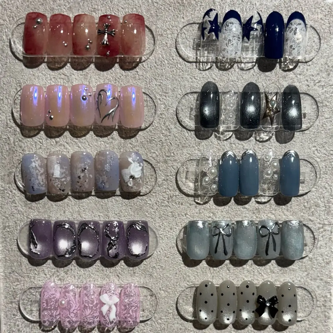 キッズ ネイル アートネイル ジェルネイル マグネットネイル パラジェル シンプルネイル ハンドネイル paragel★ magnet★AYAのネイルデザイン