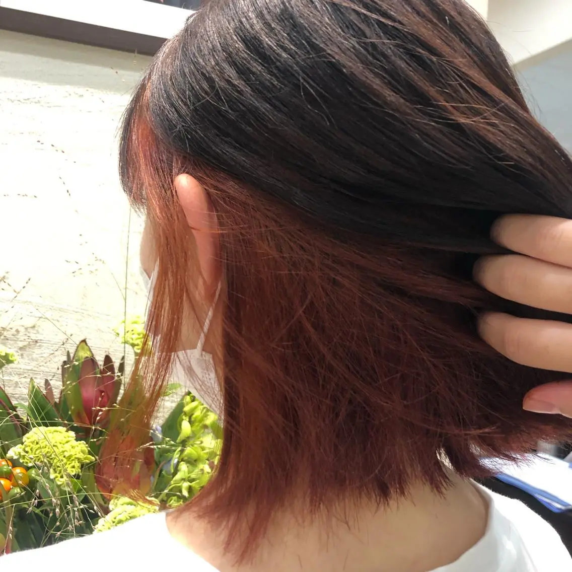 ミディアム ✨髪質改善矯正× ブリーチ✨YU-KIのヘアスタイル