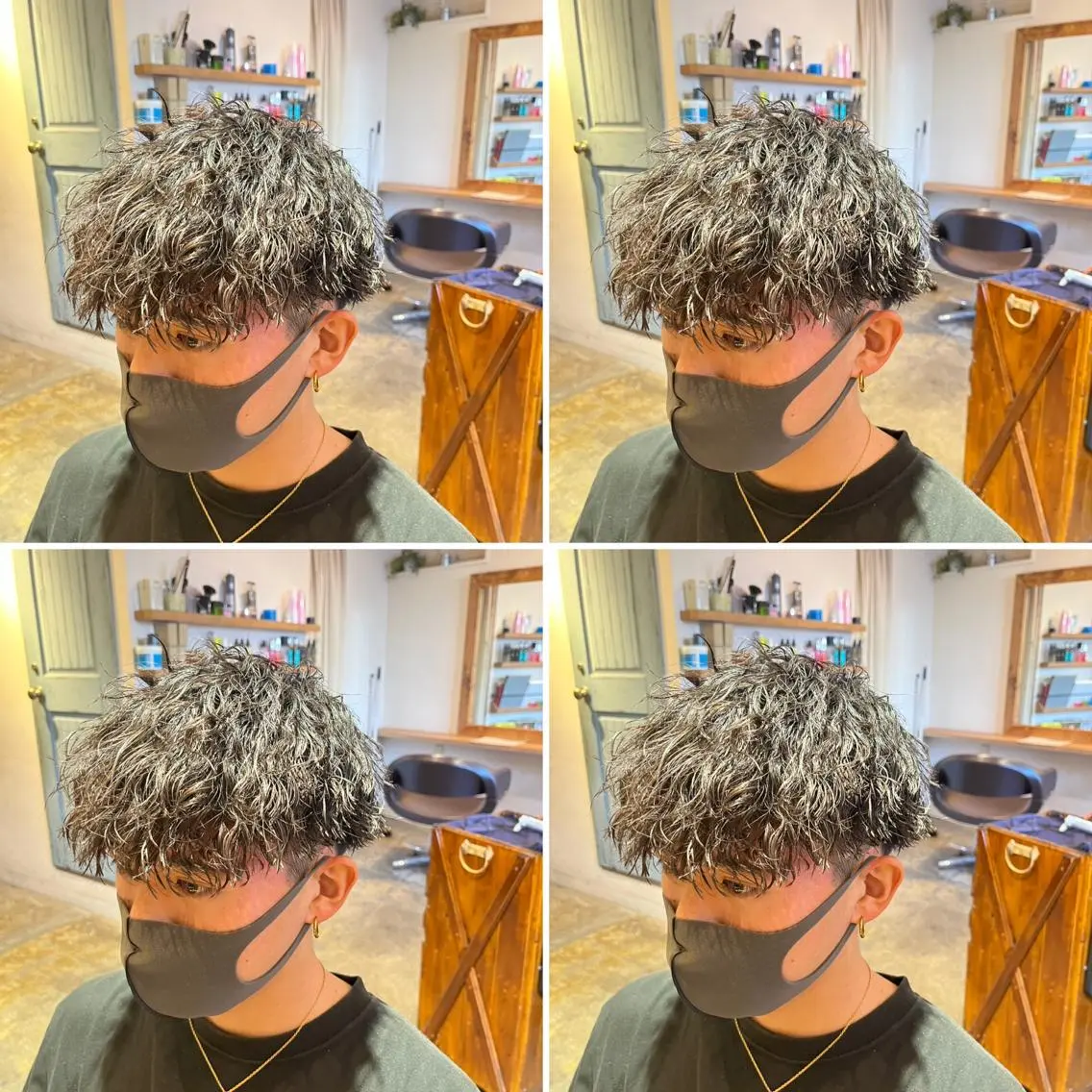 パーマ メンズ カット パーマ トリートメント ヘアセット メンズパーマ特化 望月謙二郎のヘアスタイル