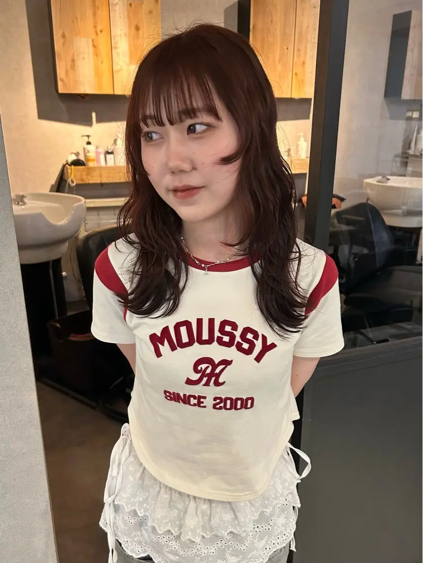 【U25暖色限定クーポン🎀】暖色カラー＋似合わせカット＋4stepトリートメント🫧の写真