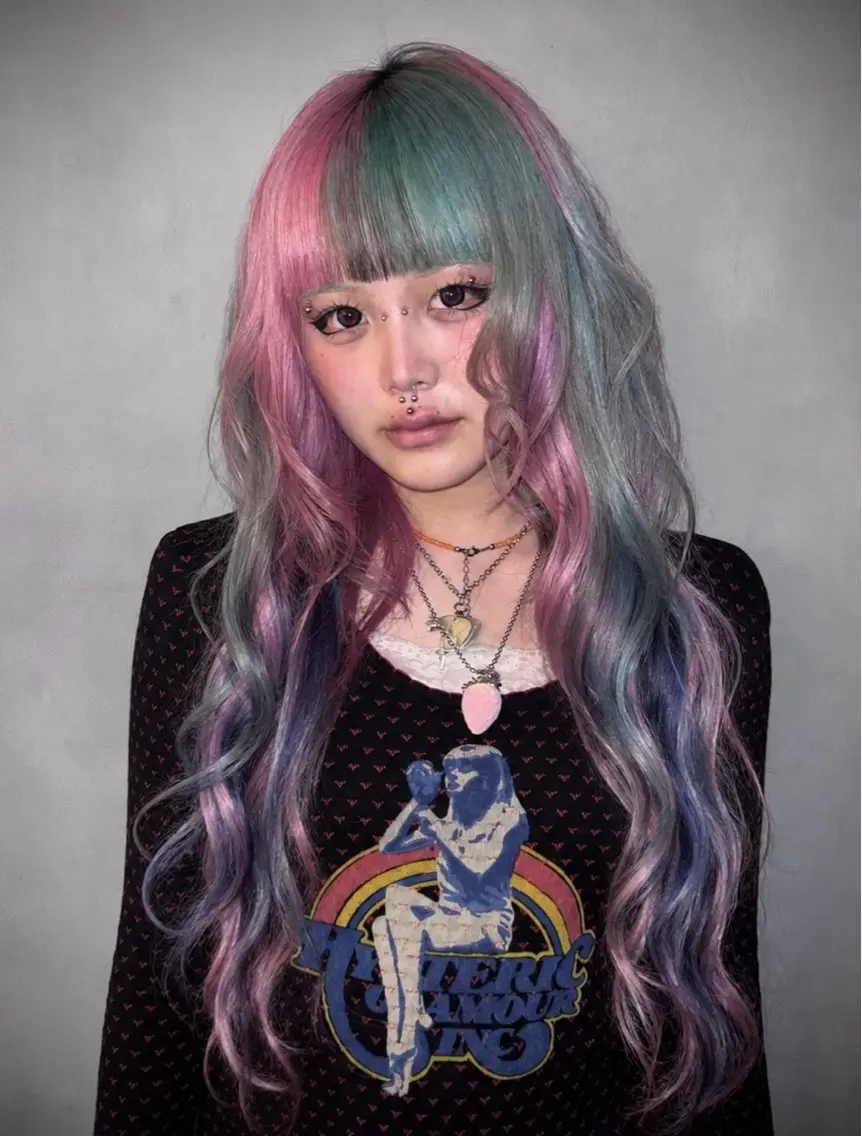 カラー ヘアカラー loob Tokyo Arisa❤︎†のヘアスタイル