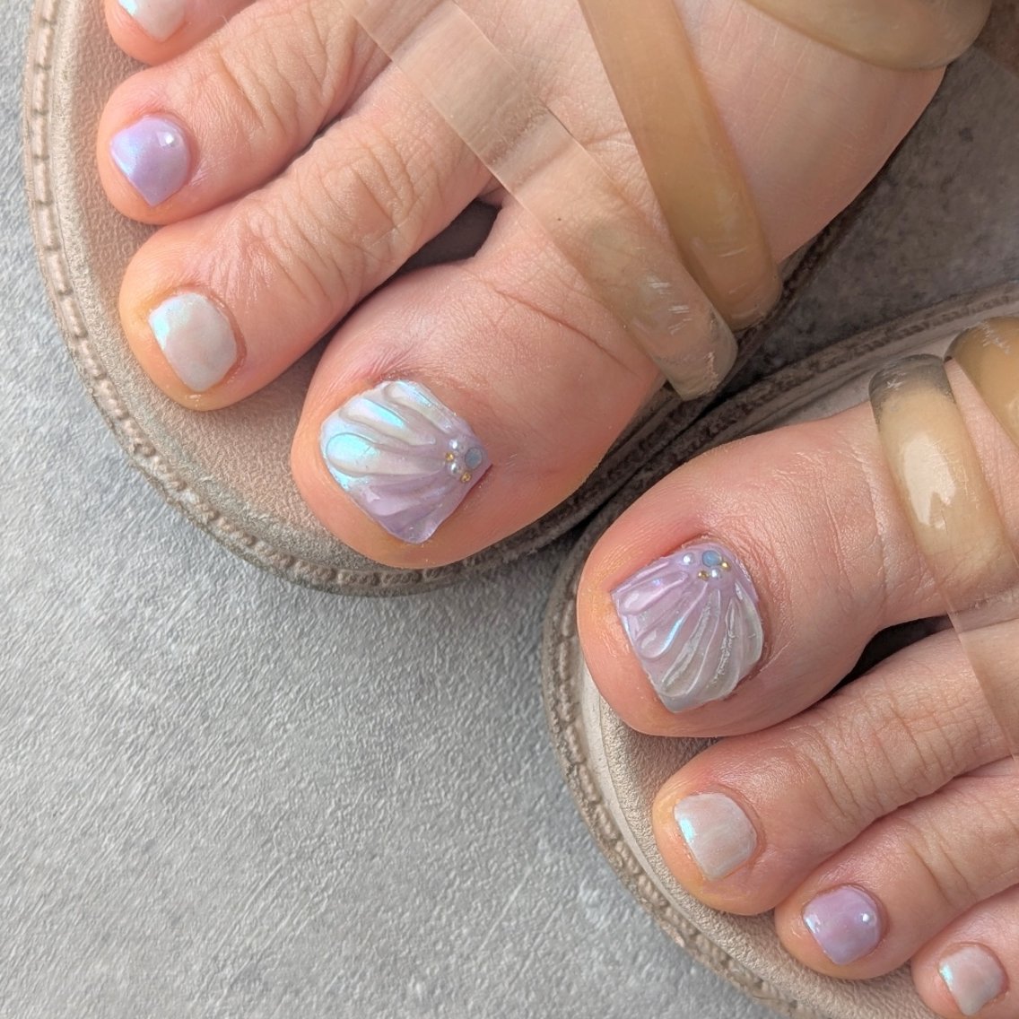 ネイル フットネイル フットネイル 推しネイル | 　aycnailのネイルデザイン