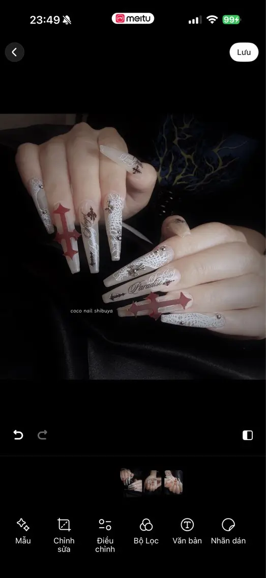 ネイル 長さ出し 韓国ネイル ロングネイル 持ち込み スーパーロングネイル ハンドネイル CoCo Nail 長さ出し専門店のネイルデザイン