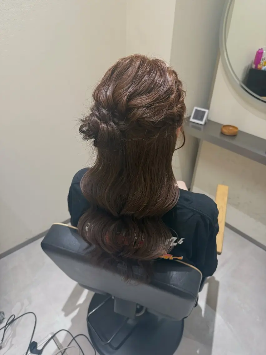 ヘアアレンジ ヘアセット 推し活・参列ヘア🎀 札幌ヘアセット専門のヘアスタイル