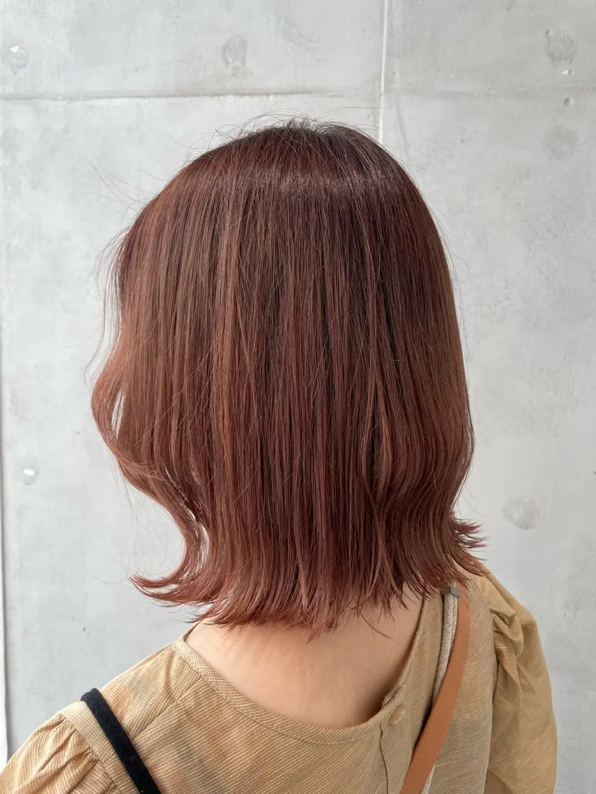 ミディアム カラー ブラウンカラー たなか こころ🎀のヘアスタイル