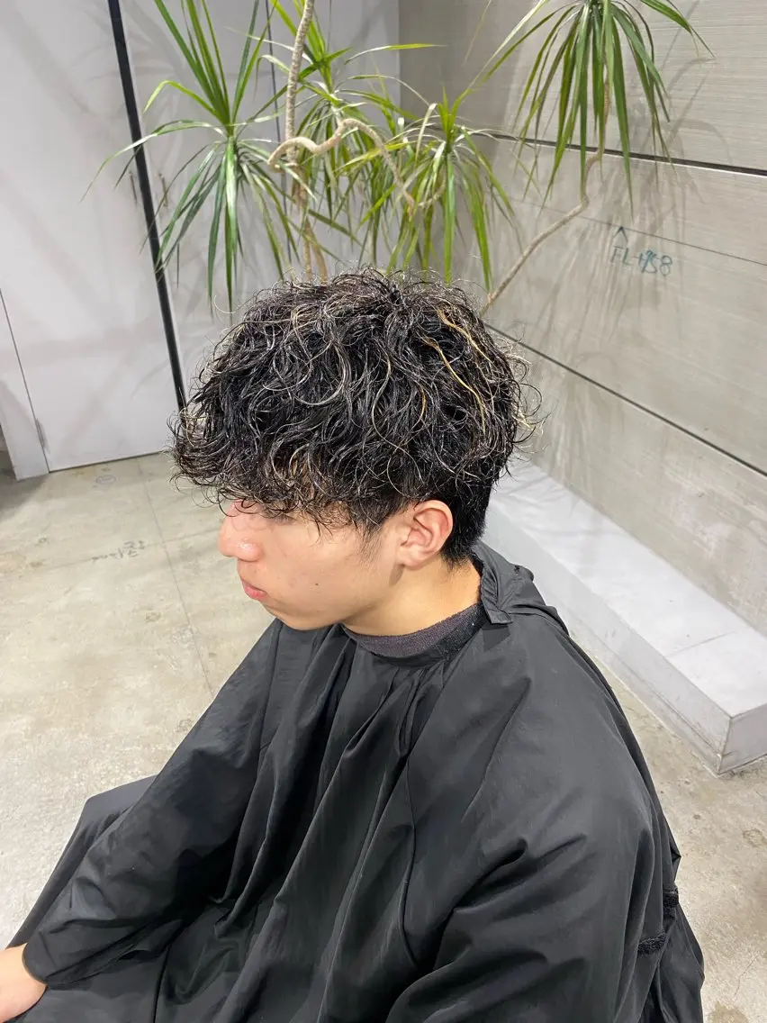 ショート くせ毛 村田 健のヘアスタイル