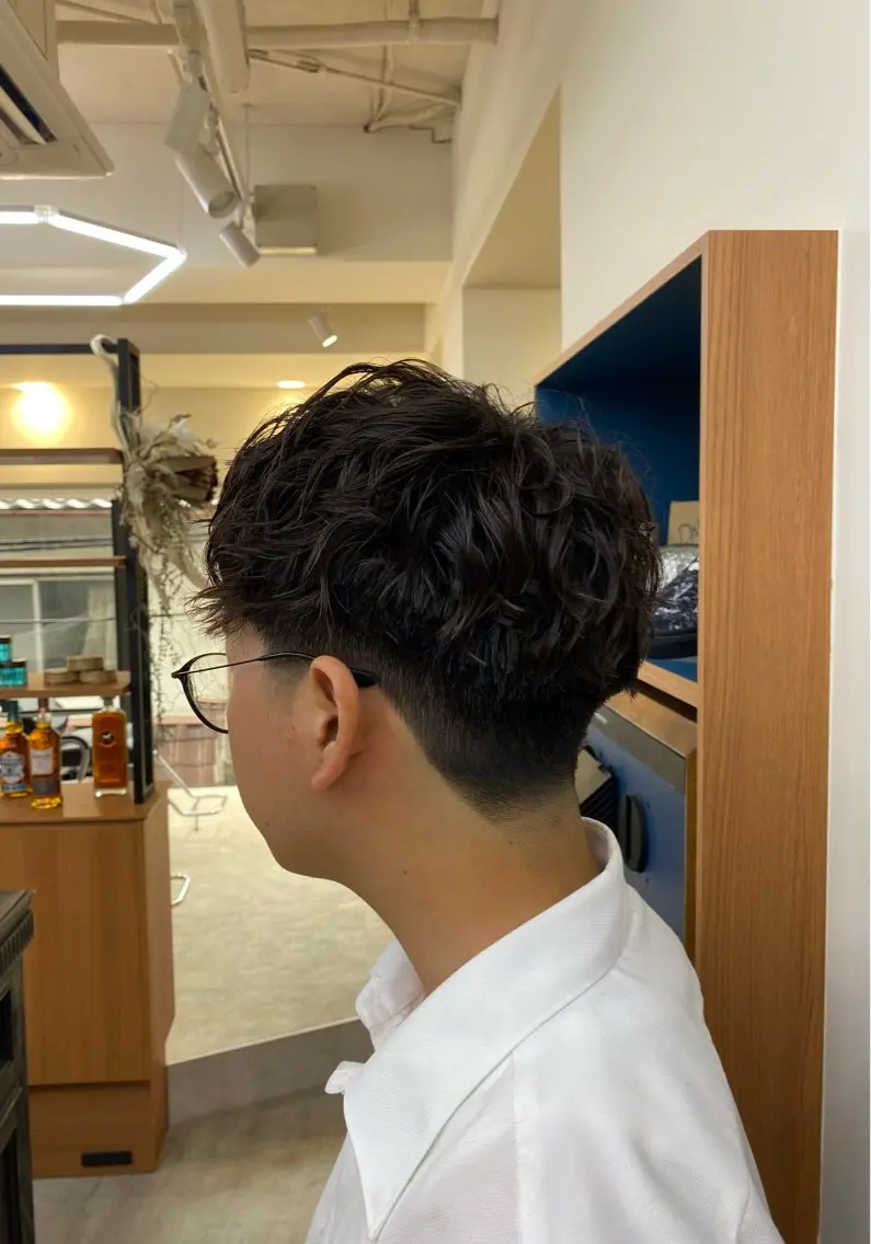 ショート パーマ カット パーマ kureha /フェードカットのヘアスタイル