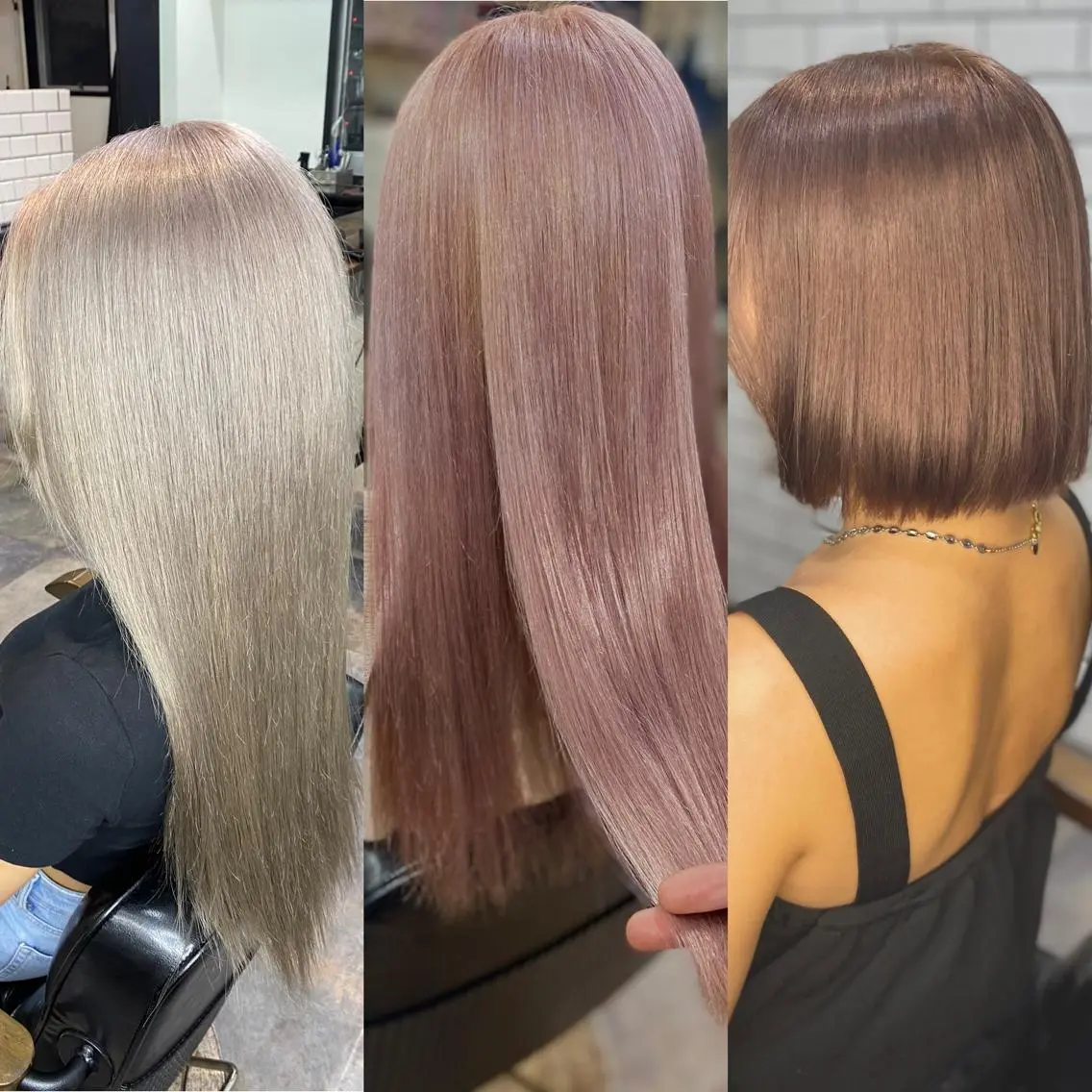 ミディアム カラー ⭐️エクステ指名 No.1⭐️高頭のヘアスタイル