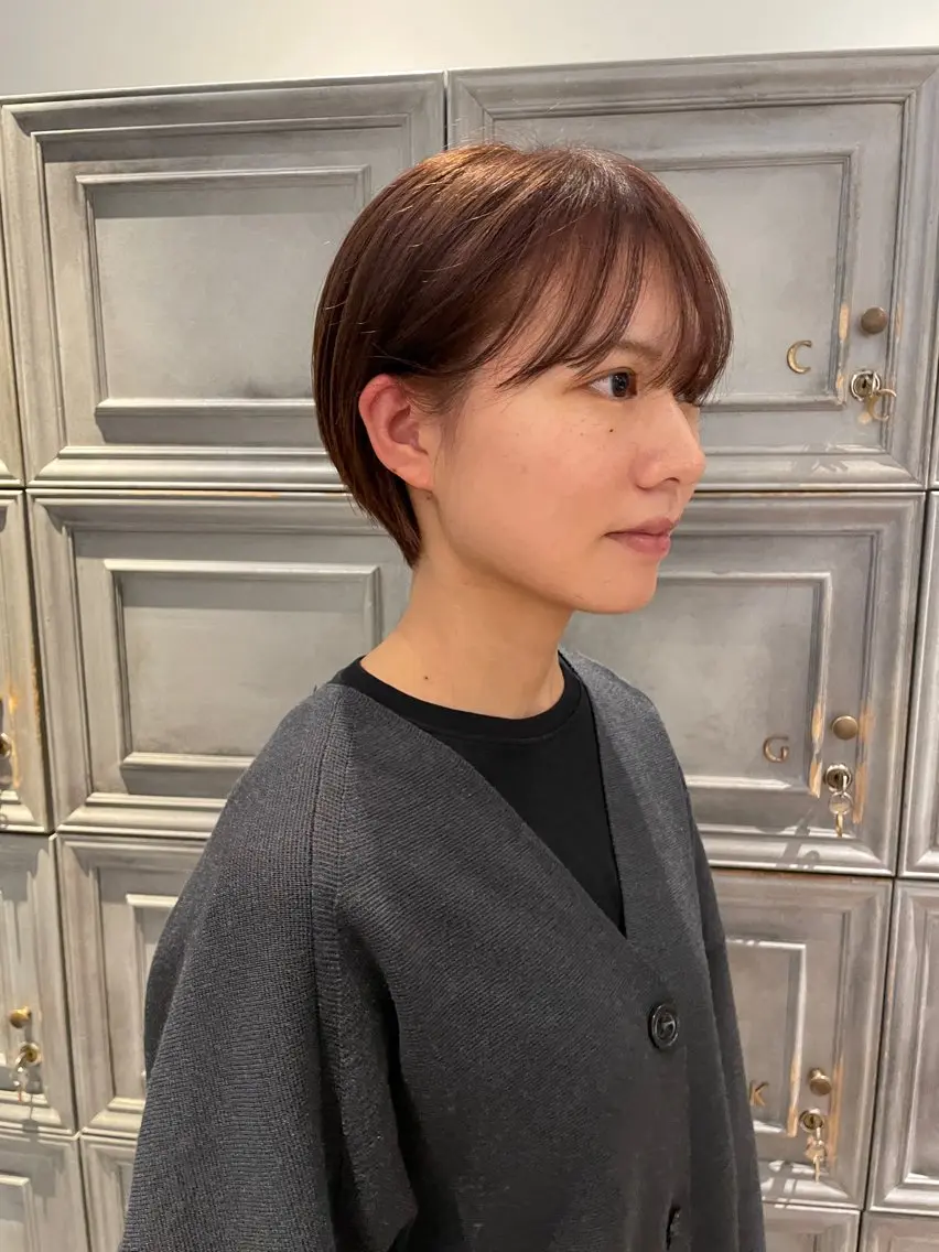 ショート カット ヘアカラー フジヤ サイタのヘアスタイル