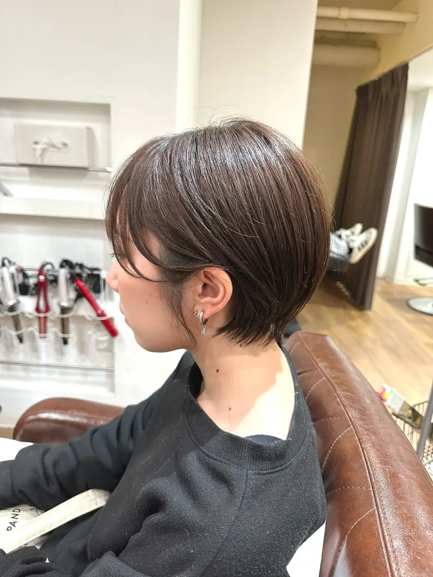 ショート 丸みショート ショートヘア 🌈札幌で叶う/美髪 縮毛矯正MIKI🌈のヘアスタイル
