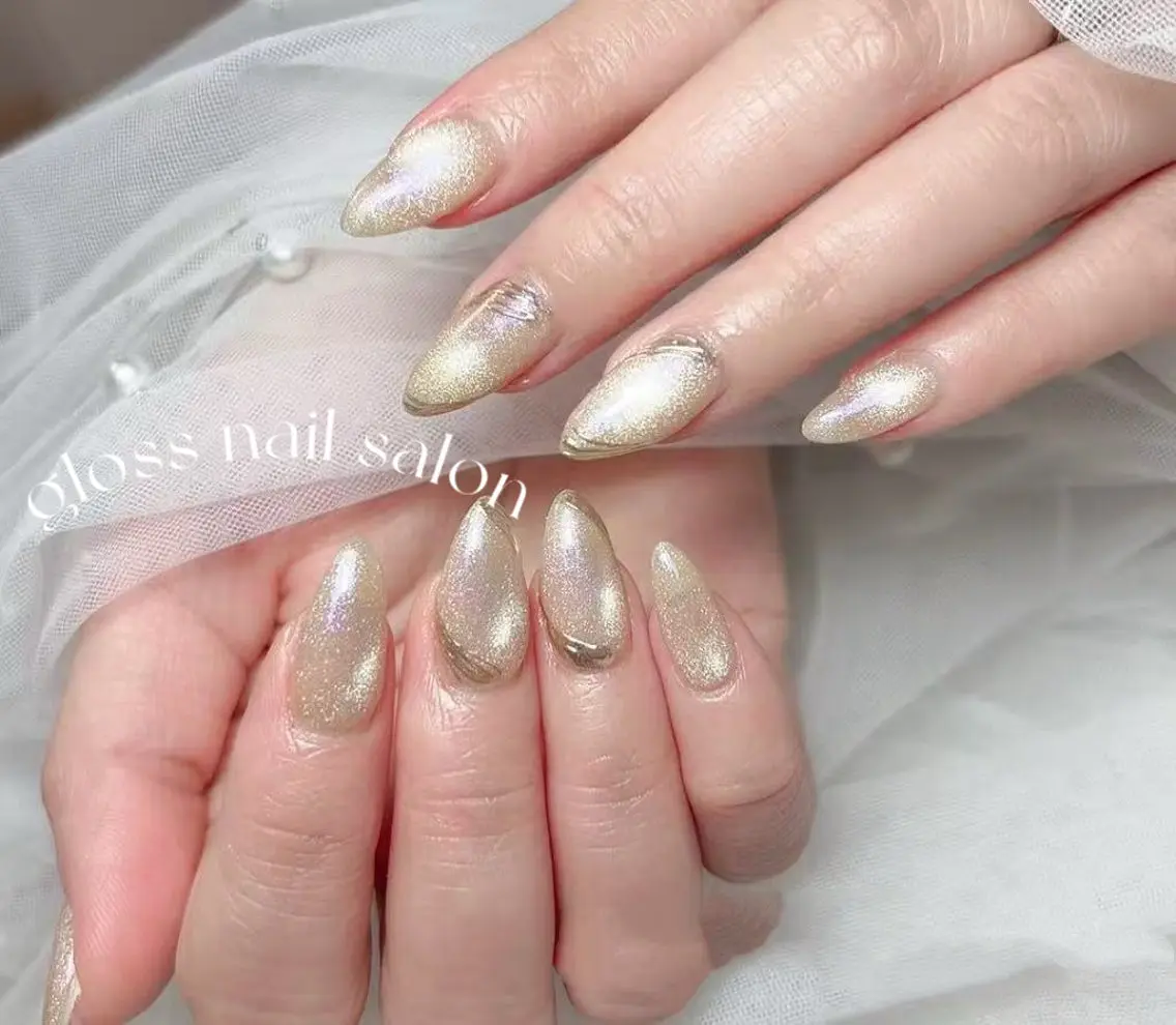 ネイル ハンドネイル ゆり🌷 gloss nailのネイルデザイン