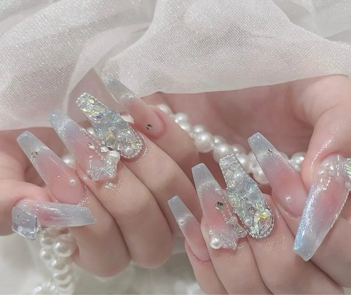 ネイル 韓国ネイル 持ち込み ニュアンスネイル ネイルチップ ハンドネイル TABI ANA.CHUOのネイルデザイン