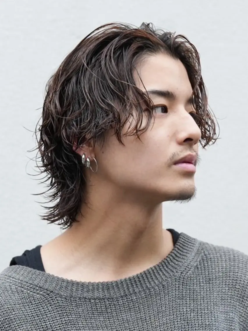 ショート パーマ メンズ カット パーマ fifth/メンズ/ シャドウパーマ/せなのヘアスタイル