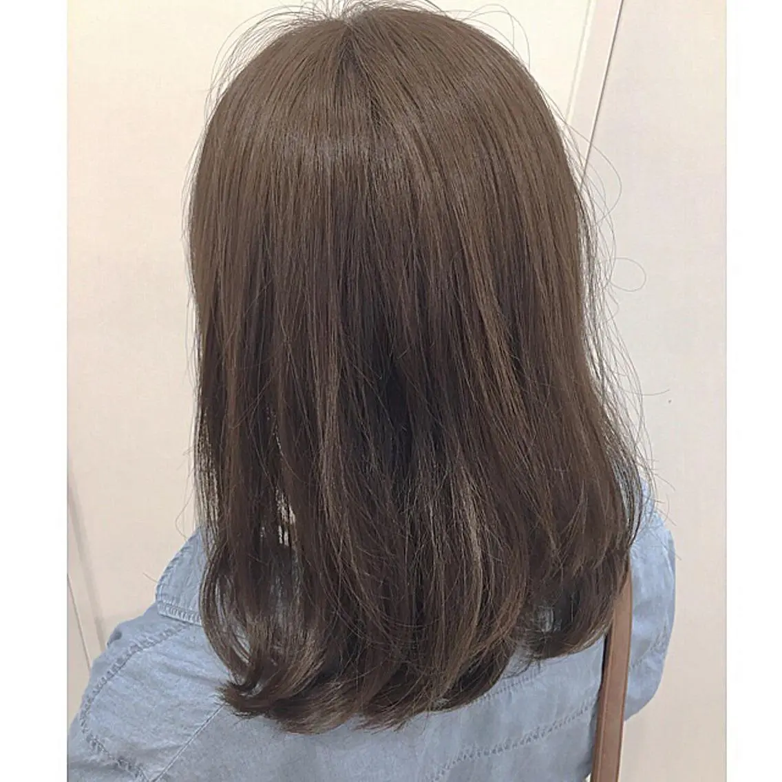 ミディアム カラー アッシュ 透明感カラー ヘアカラー トリートメント 透明感♡︎♡︎ 佐々木早苗のヘアスタイル