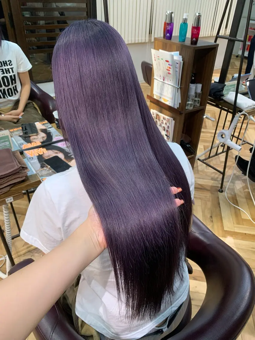 ロング ヘアカラー 本厚木で叶う艶カラー /AYAMI🎀のヘアスタイル