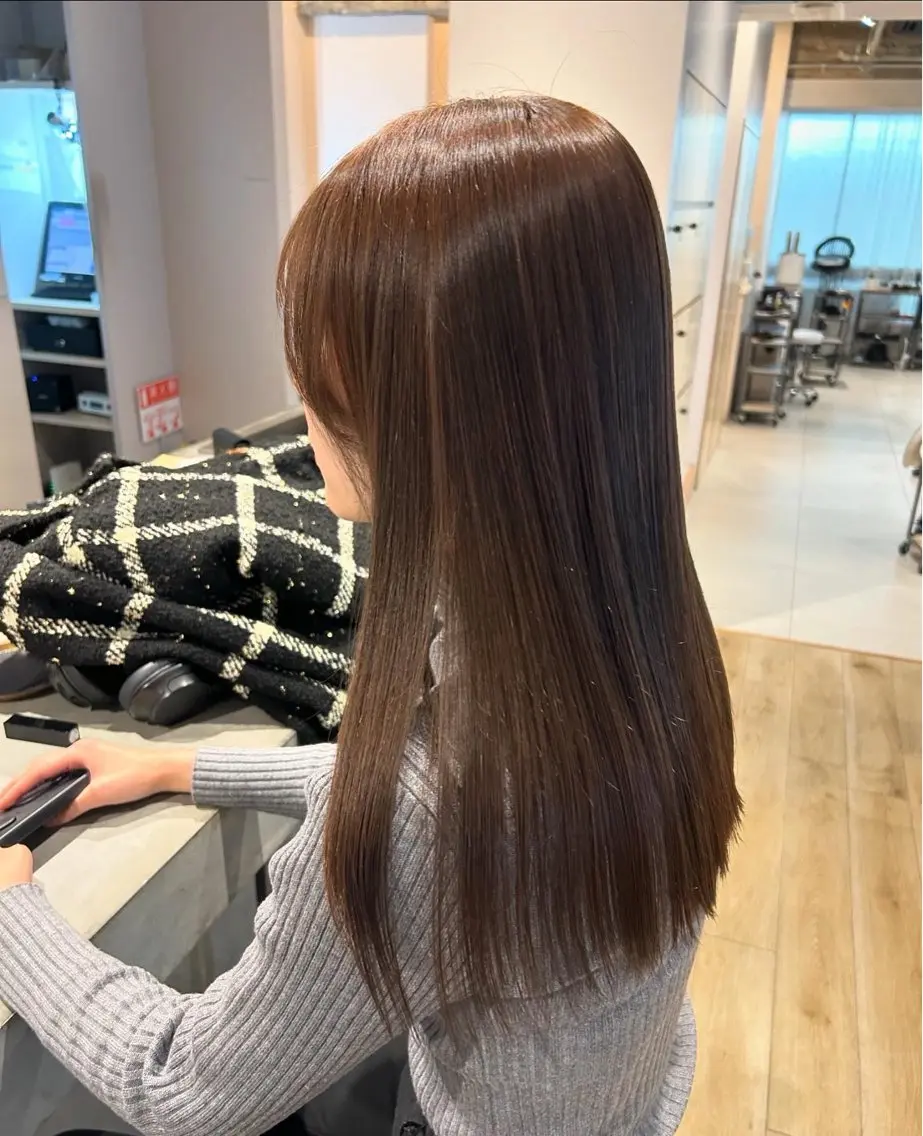 ロング カラー ヘアカラー MISAKI ‎のヘアスタイル