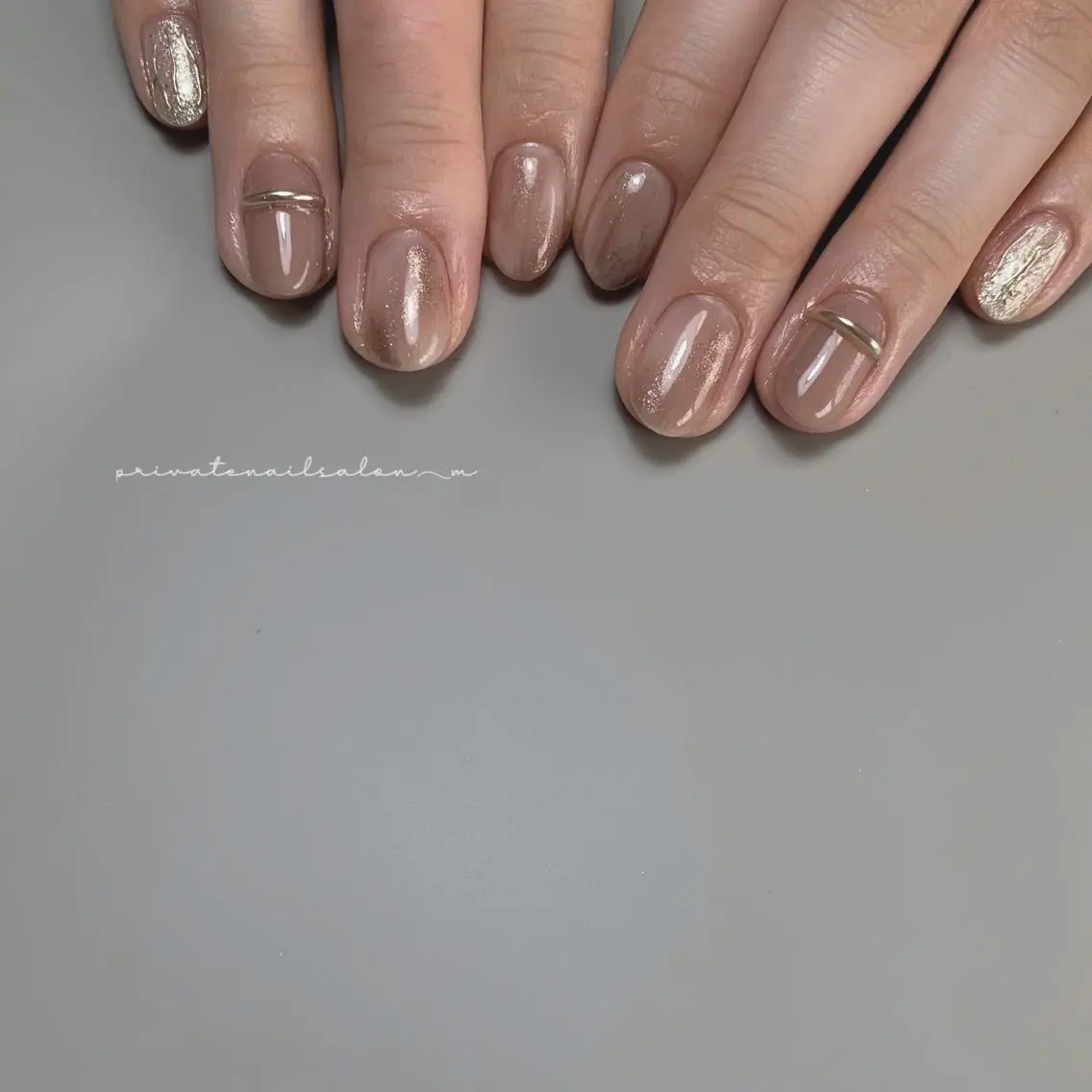 ネイル ニュアンスネイル ハンドネイル Liebe nailのネイルデザイン