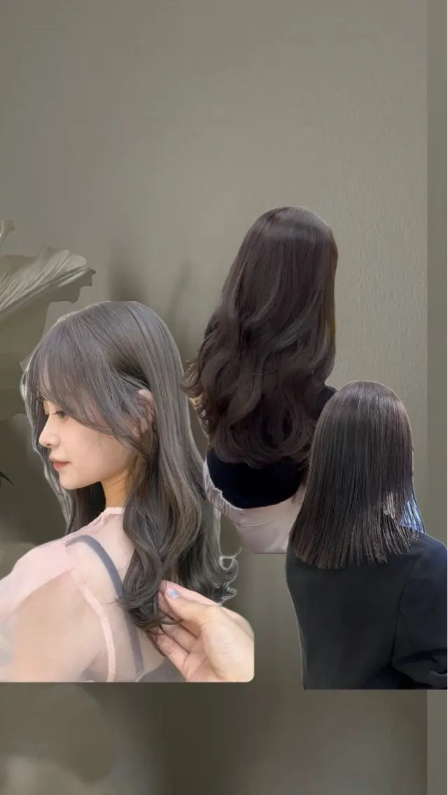 ミディアム カラー ヘアカラー トリートメント 透明感カラー/ ツヤ髪/ゆっきーのヘアスタイル