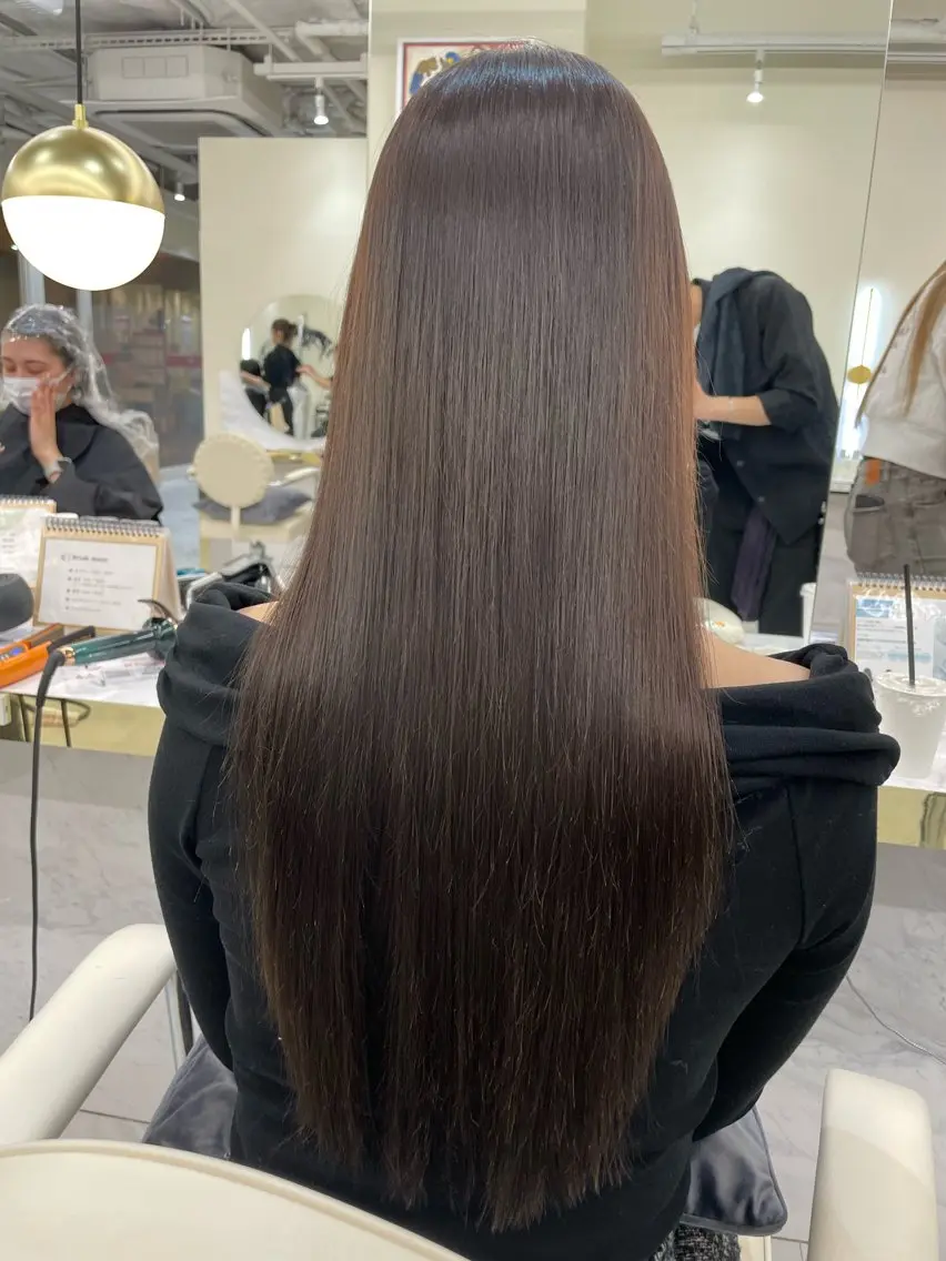 ロング カラー ヘアアレンジ 髪質改善 縮毛矯正 髪質改善特化 🫧松野力也のヘアスタイル
