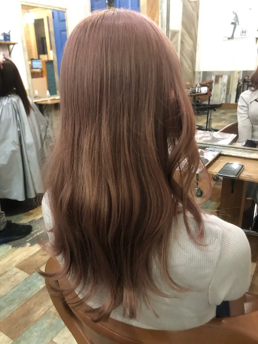 セミロング カラー Hair's RooMのヘアスタイル