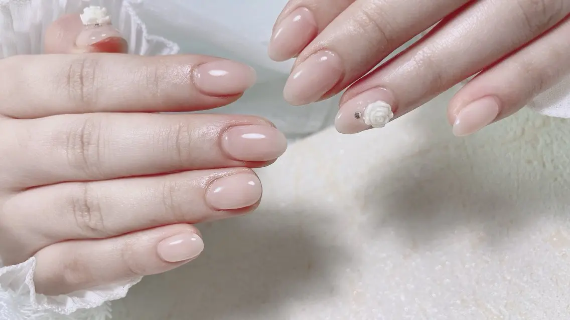ネイル ハンドネイル オーシャン スカルプネイルサロンのネイルデザイン