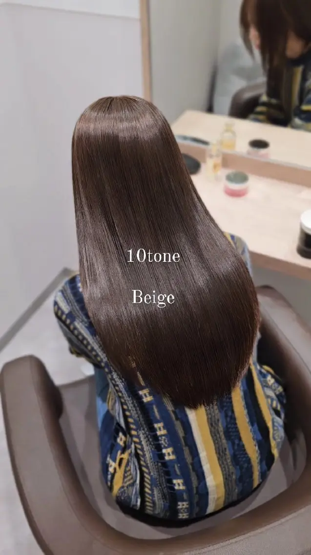 セミロング カラー ベージュカラー カット ヘアカラー トリートメント 【垢抜けカラー/ 縮毛矯正】Taikiのヘアスタイル
