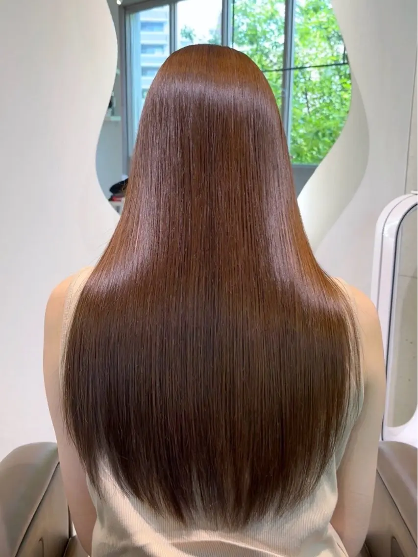 【人気No.1 】60%がトリートメント成分☆次世代縮毛矯正＋カット＋TR /28600の写真