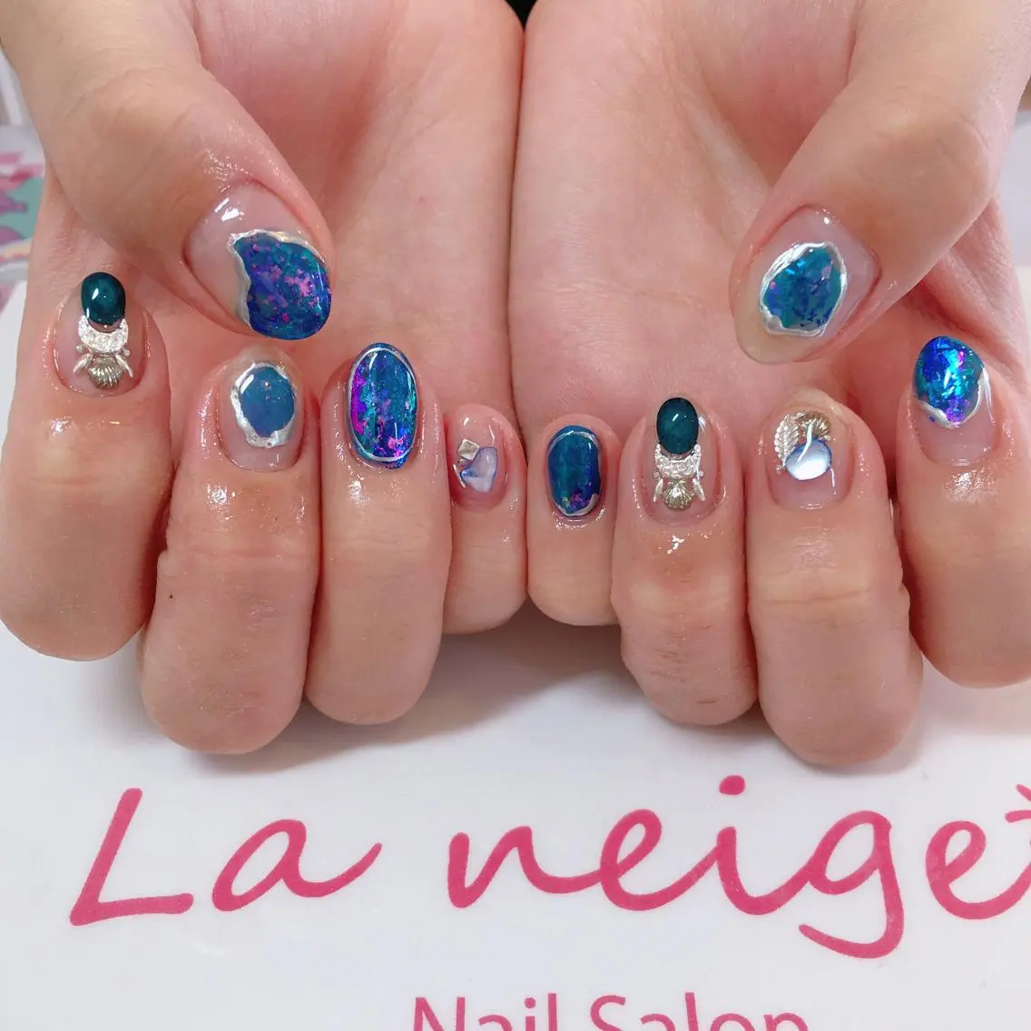 ネイル La neige* yuki 🐩🌙のネイルデザイン