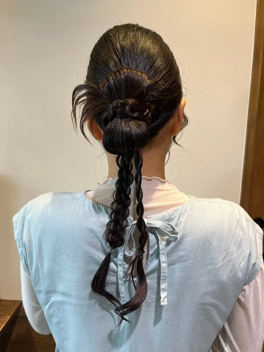 ロング ヘアセット ❁ヘアメ❁ YUMI ❁ゆみ❁横浜桜木町のヘアスタイル