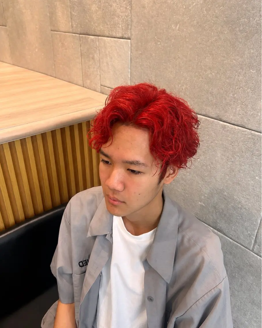 カラー トリートメント メンズカット/パーマ 辺土名こうやのヘアスタイル
