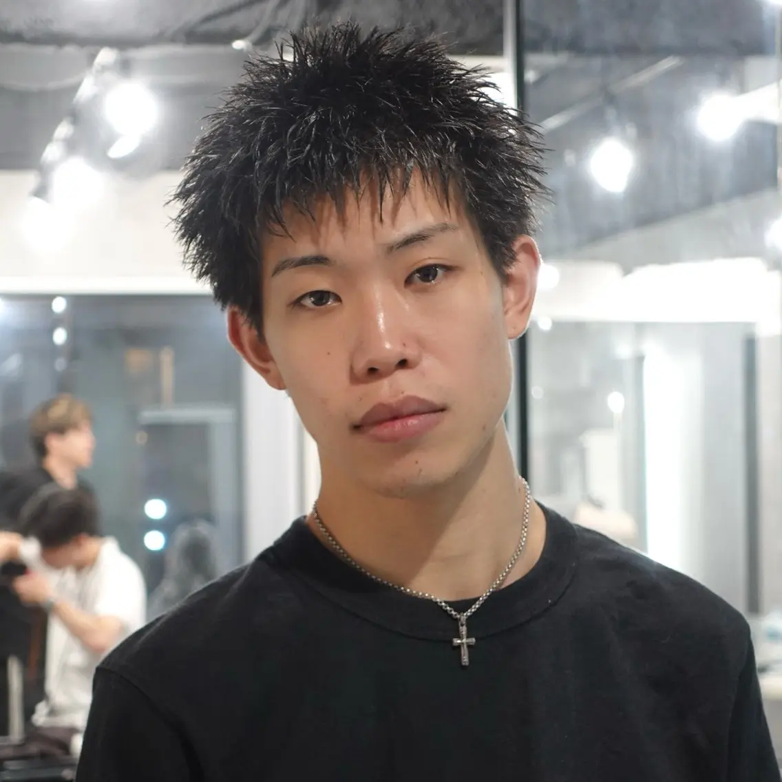 ショート カラー メンズ スパイキーショート ショートヘア カット ヘアカラー トリートメント スパイキーショート/ 短髪/渋谷/kiyoのヘアスタイル